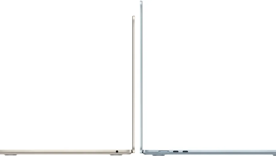 Тонкий и легкий алюминиевый корпус Apple MacBook Air M4