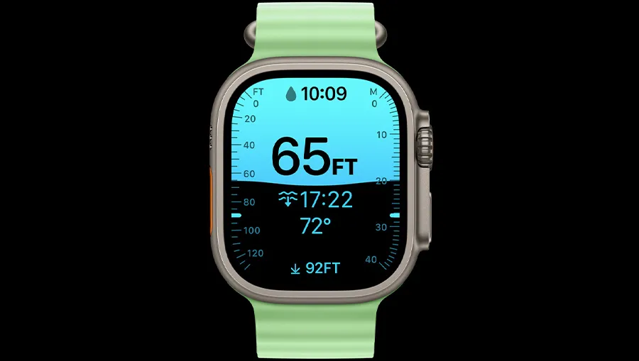 Водонепроницаемость WR100 и дайвинг с Apple Watch Ultra 3