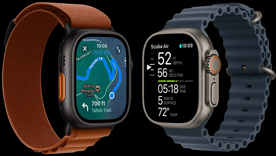 Приложение Oceanic+ и дайв-компьютер на Apple Watch Ultra 3
