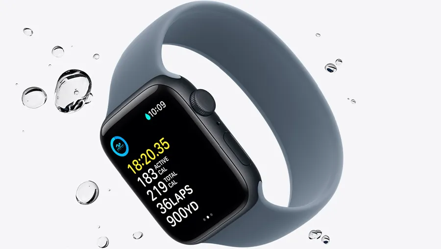 Водонепроницаемость 50 метров Apple Watch SE 3