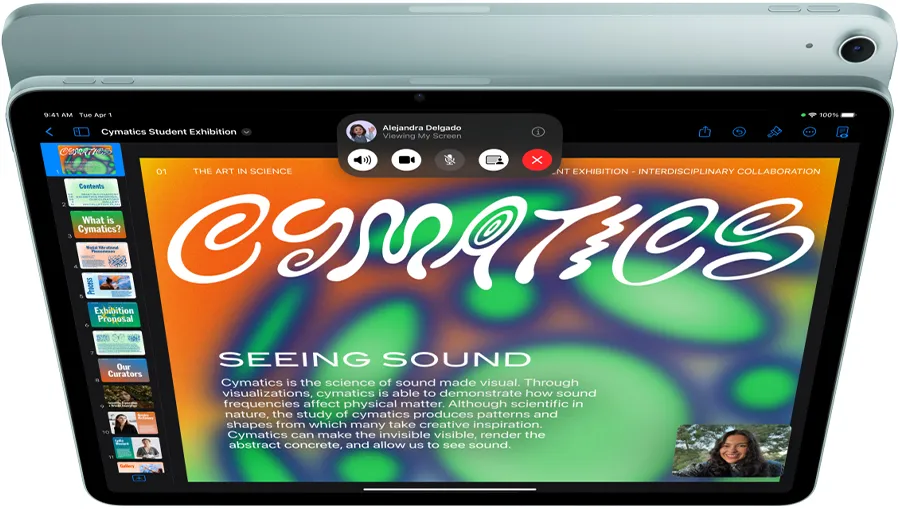 Экологичный корпус из переработанного алюминия Apple iPad Air 11 M3