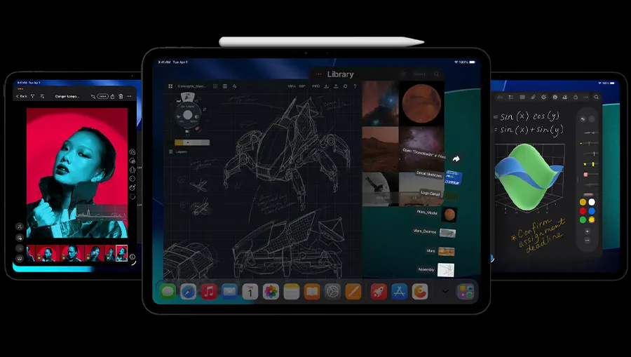 Операционная система iPadOS 26 и многозадачность на iPad Pro 11