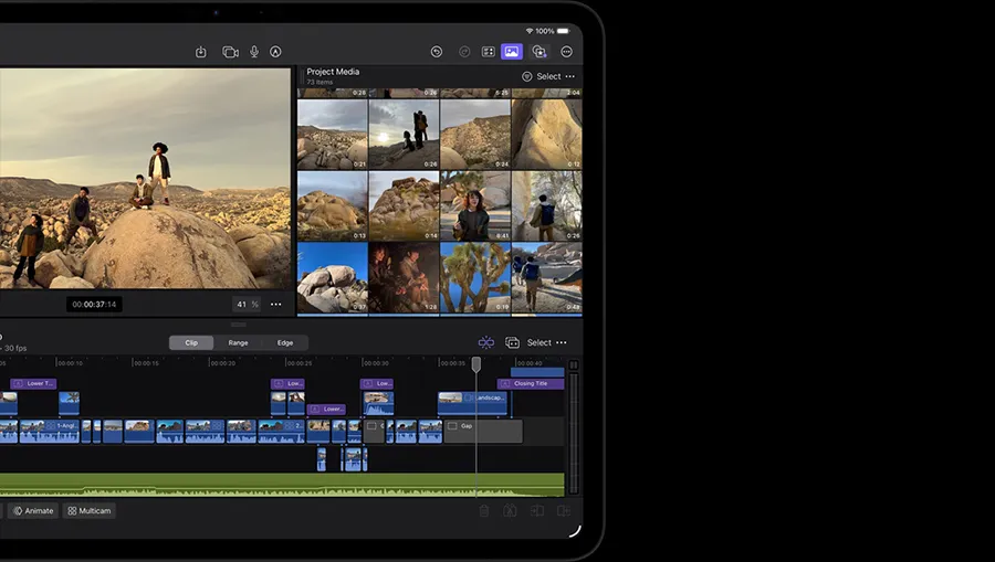 Работа в профессиональных приложениях и 3D-моделирование на iPad Pro 13 M5
