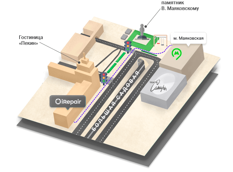 Схема проезда